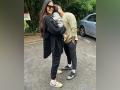 Cuteness Alert! Sonam Kapoor, son Vayu wear matching sneakers - Hindi News | Cuteness Alert! Sonam Kapoor, son Vayu wear matching sneakers | Latest entertainment News at Lokmattimes.com