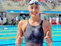 National Swimming Championships: Olympian Manna Patel breaks record in women's 100 m backstroke event - Hindi News | National Swimming Championships: Olympian Manna Patel breaks record in women's 100 m backstroke event | Latest other-sports News at Lokmattimes.com