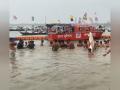 Sawan 2023: Devotees offer prayers at Sangam in Uttar Pradesh's Prayagraj - Hindi News | Sawan 2023: Devotees offer prayers at Sangam in Uttar Pradesh's Prayagraj | Latest national News at Lokmattimes.com