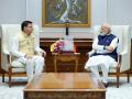 Delhi: Uttarakhand CM Pushkar Singh Dhami pays courtesy call on PM Modi - Hindi News | Delhi: Uttarakhand CM Pushkar Singh Dhami pays courtesy call on PM Modi | Latest politics News at Lokmattimes.com