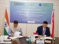 India, Singapore sign Protocol Document extending current MoU on Cooperation till 2028 - Hindi News | India, Singapore sign Protocol Document extending current MoU on Cooperation till 2028 | Latest national News at Lokmattimes.com