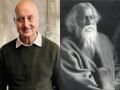 Anupam Kher to portray Rabindranath Tagore in next film, actor shares first look - Hindi News | Anupam Kher to portray Rabindranath Tagore in next film, actor shares first look | Latest entertainment News at Lokmattimes.com
