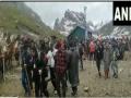 J-K: Amarnath Yatra resumes on Pahalgam route as weather improves - Hindi News | J-K: Amarnath Yatra resumes on Pahalgam route as weather improves | Latest national News at Lokmattimes.com