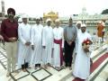 Vatican Ambassador to India, Archbishop Leopoldo Girelli, visits Golden Temple - Hindi News | Vatican Ambassador to India, Archbishop Leopoldo Girelli, visits Golden Temple | Latest international News at Lokmattimes.com