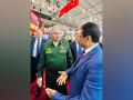 Russia: Sergei Shoigu, Denis Manturov interact with BrahMos Aerospace officials at Army 2023 defence exhibition - Hindi News | Russia: Sergei Shoigu, Denis Manturov interact with BrahMos Aerospace officials at Army 2023 defence exhibition | Latest international News at Lokmattimes.com