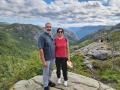 Norway vacation: SS Rajamouli shares pictures with his wife Rama from Pulpit Rock - Hindi News | Norway vacation: SS Rajamouli shares pictures with his wife Rama from Pulpit Rock | Latest entertainment News at Lokmattimes.com
