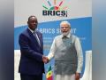 BRICS Summit: PM Modi, Senegal President discuss strengthening defence ties, infrastructure development - Hindi News | BRICS Summit: PM Modi, Senegal President discuss strengthening defence ties, infrastructure development | Latest international News at Lokmattimes.com