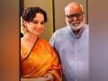 ‘Chandramukhi 2’: Kangana Ranaut poses with her “favourite” MM Keeravani at audio launch - Hindi News | ‘Chandramukhi 2’: Kangana Ranaut poses with her “favourite” MM Keeravani at audio launch | Latest entertainment News at Lokmattimes.com