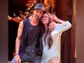 Hrithik Roshan, Saba Azad step out for a movie date in Mumbai - Hindi News | Hrithik Roshan, Saba Azad step out for a movie date in Mumbai | Latest entertainment News at Lokmattimes.com