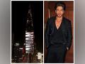 'Jawan' trailer lights up Burj Khalifa, SRK enthralls fans in Dubai with his dance moves - Hindi News | 'Jawan' trailer lights up Burj Khalifa, SRK enthralls fans in Dubai with his dance moves | Latest entertainment News at Lokmattimes.com