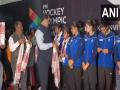 Indian Women's Hockey team arrive in Ranchi for Olympic Qualifiers 2024 - Hindi News | Indian Women's Hockey team arrive in Ranchi for Olympic Qualifiers 2024 | Latest hockey News at Lokmattimes.com