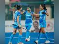 FIH Hockey Olympic Qualifiers: Indian women's team seals place in SFs, outplays Italy by 5-1 - Hindi News | FIH Hockey Olympic Qualifiers: Indian women's team seals place in SFs, outplays Italy by 5-1 | Latest hockey News at Lokmattimes.com