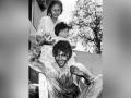 Holi 2024: Big B Drops Throwback Pictures Featuring Wife Jaya Bachchan, ‘Baby’ Abhishek Bachchan - Hindi News | Holi 2024: Big B Drops Throwback Pictures Featuring Wife Jaya Bachchan, ‘Baby’ Abhishek Bachchan | Latest entertainment News at Lokmattimes.com