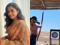 Watch: Rashmika Mandanna Plays Bow and Arrow Game, Calls It ‘Fun Day’ - Hindi News | Watch: Rashmika Mandanna Plays Bow and Arrow Game, Calls It ‘Fun Day’ | Latest entertainment News at Lokmattimes.com