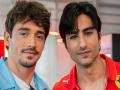 Check Out: Ibrahim Ali Khan Meets F1 Star Charles Leclerc at Miami Grand Prix, Photos Go Viral - Hindi News | Check Out: Ibrahim Ali Khan Meets F1 Star Charles Leclerc at Miami Grand Prix, Photos Go Viral | Latest entertainment News at Lokmattimes.com