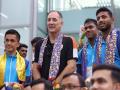 Indian football team arrives in Kolkata for Sunil Chhetri's farewell match - Hindi News | Indian football team arrives in Kolkata for Sunil Chhetri's farewell match | Latest football News at Lokmattimes.com