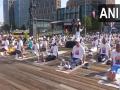 International Yoga Day 2024: Indian Embassy in DC Hosts Pre-Celebration Yoga Session (Watch Video) - Hindi News | International Yoga Day 2024: Indian Embassy in DC Hosts Pre-Celebration Yoga Session (Watch Video) | Latest international News at Lokmattimes.com