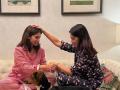 Raksha Bandhan 2024: Bhumi Pednekar Blesses Sister Samiksha pednekar As She Ties Rakhi on Her Wrist (See Pics) - Hindi News | Raksha Bandhan 2024: Bhumi Pednekar Blesses Sister Samiksha pednekar As She Ties Rakhi on Her Wrist (See Pics) | Latest entertainment News at Lokmattimes.com