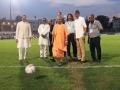 CM Yogi Adityanath to build 18 football stadiums and 827 football grounds in Uttar Pradesh - Hindi News | CM Yogi Adityanath to build 18 football stadiums and 827 football grounds in Uttar Pradesh | Latest football News at Lokmattimes.com