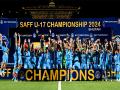 India vanquish Bangladesh to wear the SAFF U17 Championship crown - Hindi News | India vanquish Bangladesh to wear the SAFF U17 Championship crown | Latest football News at Lokmattimes.com