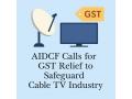 AIDCF Calls for GST Relief to Safeguard Cable TV Industry - Hindi News | AIDCF Calls for GST Relief to Safeguard Cable TV Industry | Latest business News at Lokmattimes.com