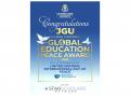Global Education for Peace Award Honours O.P. Jindal Global University for Championing World Peace through Higher Education - Hindi News | Global Education for Peace Award Honours O.P. Jindal Global University for Championing World Peace through Higher Education | Latest business News at Lokmattimes.com