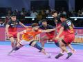 PKL: Bengaluru Bulls tamed in tie-breaker thriller; Puneri Paltan on top of points table - Hindi News | PKL: Bengaluru Bulls tamed in tie-breaker thriller; Puneri Paltan on top of points table | Latest other-sports News at Lokmattimes.com
