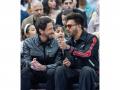 Ranveer Singh meets with Adrien Brody at NBA pre-season game in Abu Dhabi - Hindi News | Ranveer Singh meets with Adrien Brody at NBA pre-season game in Abu Dhabi | Latest entertainment News at Lokmattimes.com
