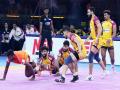 PKL 12: Telugu Titans overcome Puneri Paltan; seal top eight spot - Hindi News | PKL 12: Telugu Titans overcome Puneri Paltan; seal top eight spot | Latest other-sports News at Lokmattimes.com