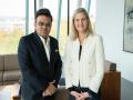 Jay Shah, IOC President Kirsty Coventry discuss road to 2028 Los Angeles Olympics - Hindi News | Jay Shah, IOC President Kirsty Coventry discuss road to 2028 Los Angeles Olympics | Latest cricket News at Lokmattimes.com