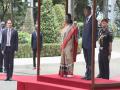 President Droupadi Murmu receives ceremonial welcome in Angola's capital Luanda during historic state visit - Hindi News | President Droupadi Murmu receives ceremonial welcome in Angola's capital Luanda during historic state visit | Latest international News at Lokmattimes.com