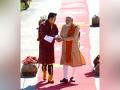 PM Modi concludes Bhutan visit, emplanes for Delhi after high-level engagements on cultural, energy ties - Hindi News | PM Modi concludes Bhutan visit, emplanes for Delhi after high-level engagements on cultural, energy ties | Latest international News at Lokmattimes.com