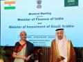 Sitharaman meets Saudi Arabia's Minister of Investment, discusses early conclusion of Bilateral Investment Treaty - Hindi News | Sitharaman meets Saudi Arabia's Minister of Investment, discusses early conclusion of Bilateral Investment Treaty | Latest business News at Lokmattimes.com