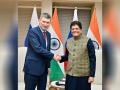 Piyush Goyal holds "productive" meeting with Russian Minister, discusses cooperation in textiles,automobiles, agriculture - Hindi News | Piyush Goyal holds "productive" meeting with Russian Minister, discusses cooperation in textiles,automobiles, agriculture | Latest international News at Lokmattimes.com