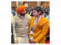 MoS Railways Ravneet Singh Bittu meets cricketer Vaibhav Suryavanshi - Hindi News | MoS Railways Ravneet Singh Bittu meets cricketer Vaibhav Suryavanshi | Latest cricket News at Lokmattimes.com