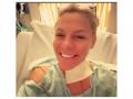 Pink hospitalised for neck surgery, says she is getting "two new shiny discs" - Hindi News | Pink hospitalised for neck surgery, says she is getting "two new shiny discs" | Latest entertainment News at Lokmattimes.com