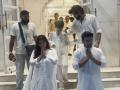 Ravie Dubey, Ankita Lokhande, Kanika Mann, others attend prayer meet of Arjun Bijlani's father-in-law - Hindi News | Ravie Dubey, Ankita Lokhande, Kanika Mann, others attend prayer meet of Arjun Bijlani's father-in-law | Latest entertainment News at Lokmattimes.com