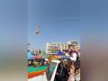 PM Modi, German Chancellor Merz fly kite depicting Lord Hanuman at International Kite Festival - Hindi News | PM Modi, German Chancellor Merz fly kite depicting Lord Hanuman at International Kite Festival | Latest international News at Lokmattimes.com