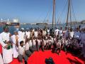 India's "Voyage across time": INSV Kaundinya showcases 5,000 years of maritime heritage - Hindi News | India's "Voyage across time": INSV Kaundinya showcases 5,000 years of maritime heritage | Latest international News at Lokmattimes.com