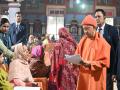 CM Yogi Adityanath listens to the problems of 200 people during the public grievance redressal program 'Janta Darshan' - Hindi News | CM Yogi Adityanath listens to the problems of 200 people during the public grievance redressal program 'Janta Darshan' | Latest national News at Lokmattimes.com