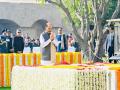 Lok Sabha Speaker Om Birla pays tribute to Mahatma Gandhi on 78th death anniversary at Raj Ghat - Hindi News | Lok Sabha Speaker Om Birla pays tribute to Mahatma Gandhi on 78th death anniversary at Raj Ghat | Latest national News at Lokmattimes.com