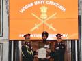 Vice Chief of Army Staff Lt Gen Pushpendra Singh awards Unit Citation to IFSU for service in Eastern Ladakh - Hindi News | Vice Chief of Army Staff Lt Gen Pushpendra Singh awards Unit Citation to IFSU for service in Eastern Ladakh | Latest national News at Lokmattimes.com