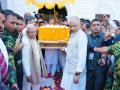Sacred Devnimori Relics of Lord Buddha return to India after historic exposition in Sri Lanka - Hindi News | Sacred Devnimori Relics of Lord Buddha return to India after historic exposition in Sri Lanka | Latest international News at Lokmattimes.com
