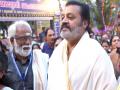 Union Minister Suresh Gopi offers prayers at Kerala's Vadakkumnathan temple on Mahashivaratri - Hindi News | Union Minister Suresh Gopi offers prayers at Kerala's Vadakkumnathan temple on Mahashivaratri | Latest national News at Lokmattimes.com