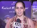 Saina Nehwal honoured with Bhavya Bharat Bhushan Award - Hindi News | Saina Nehwal honoured with Bhavya Bharat Bhushan Award | Latest other-sports News at Lokmattimes.com
