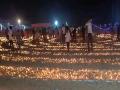 Odisha: 1 lakh diyas lit around Baba Bhusandeswar temple premises on Mahashivratri - Hindi News | Odisha: 1 lakh diyas lit around Baba Bhusandeswar temple premises on Mahashivratri | Latest national News at Lokmattimes.com