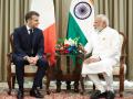 "Partnership for global stability, progress," says PM Modi after bilateral talks with French President Macron - Hindi News | "Partnership for global stability, progress," says PM Modi after bilateral talks with French President Macron | Latest international News at Lokmattimes.com