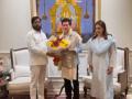 Sachin Tendulkar invites Maharashtra Deputy CM Eknath Shinde to son Arjun's wedding ceremony - Hindi News | Sachin Tendulkar invites Maharashtra Deputy CM Eknath Shinde to son Arjun's wedding ceremony | Latest cricket News at Lokmattimes.com