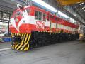 Banaras Locomotive Works dispatches tenth indigenous 3300 HP locomotive to Mozambique - Hindi News | Banaras Locomotive Works dispatches tenth indigenous 3300 HP locomotive to Mozambique | Latest national News at Lokmattimes.com