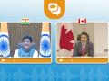 Piyush Goyal virtually interacts with Canada Minister Maninder Sidhu, discusses Comprehensive Economic Partnership Agreement - Hindi News | Piyush Goyal virtually interacts with Canada Minister Maninder Sidhu, discusses Comprehensive Economic Partnership Agreement | Latest international News at Lokmattimes.com